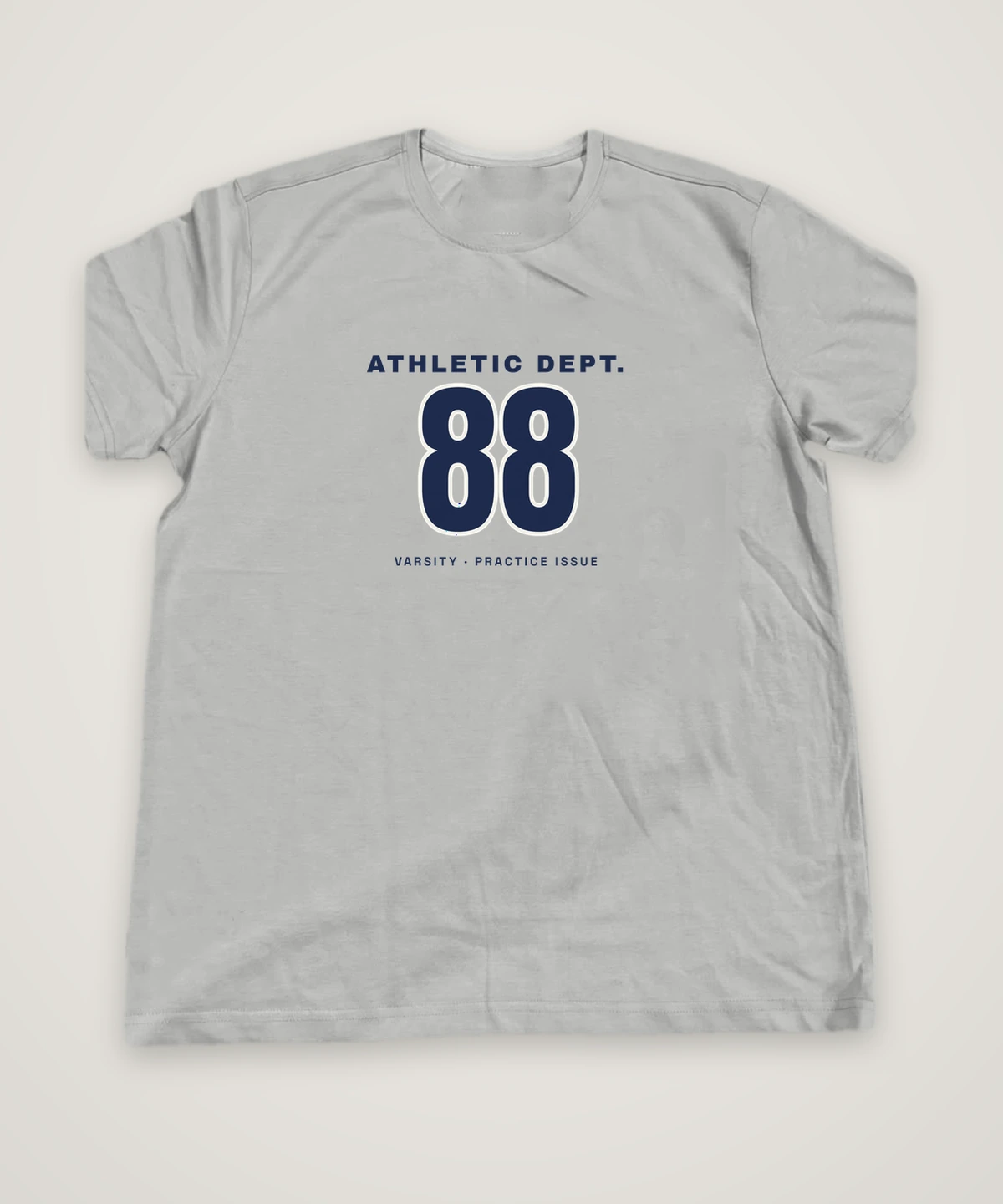 Eighty Eight T-shirt design idea, heather grey, mock-up