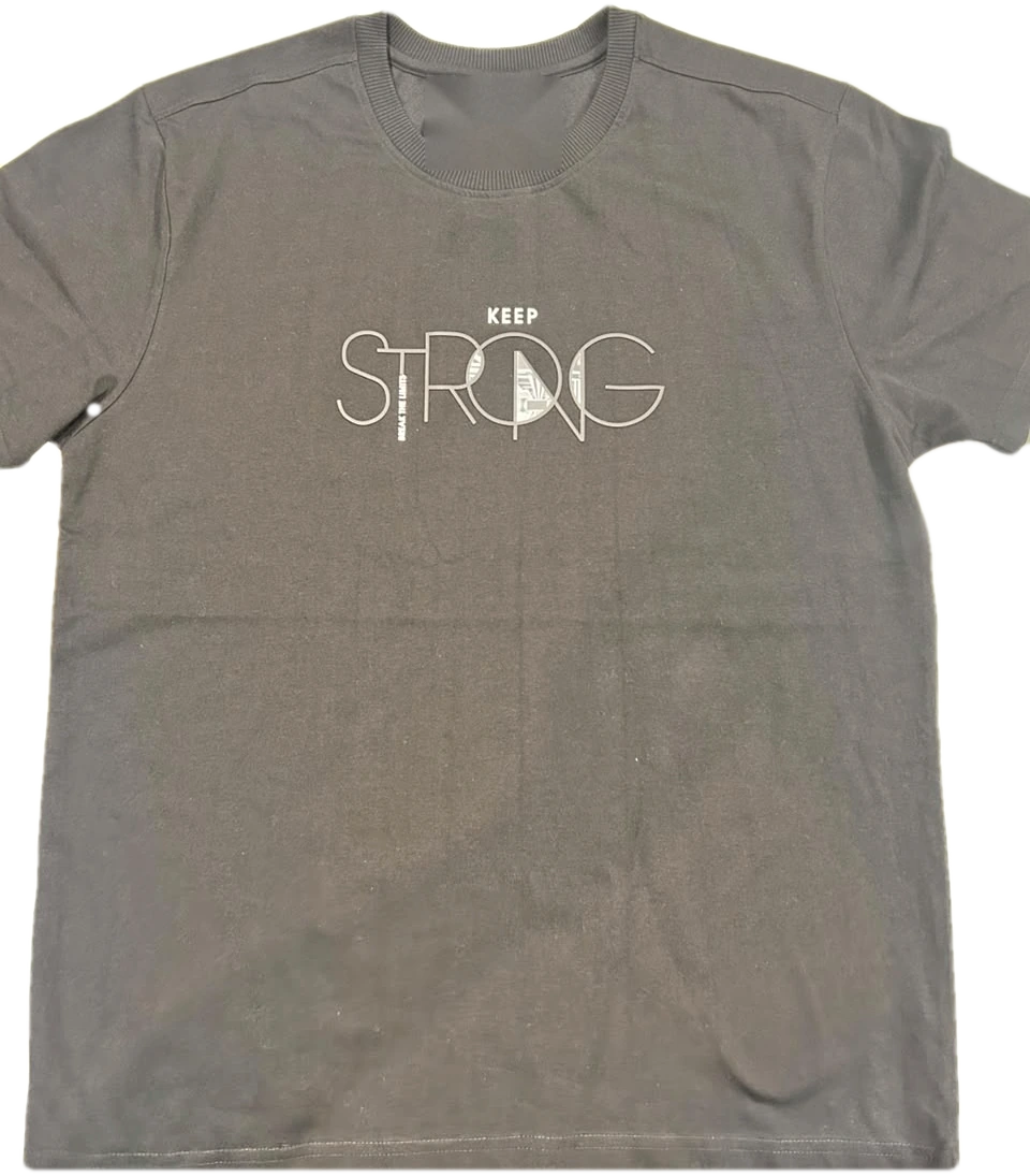 Keep Strong T-shirt on a hanger