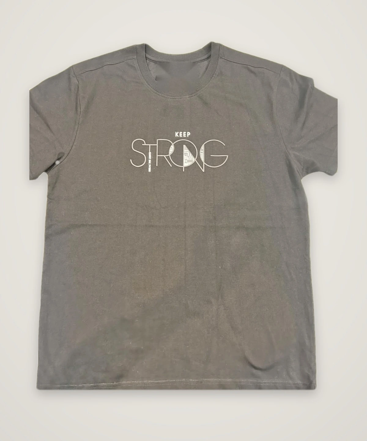 Keep Strong T-shirt, black, front