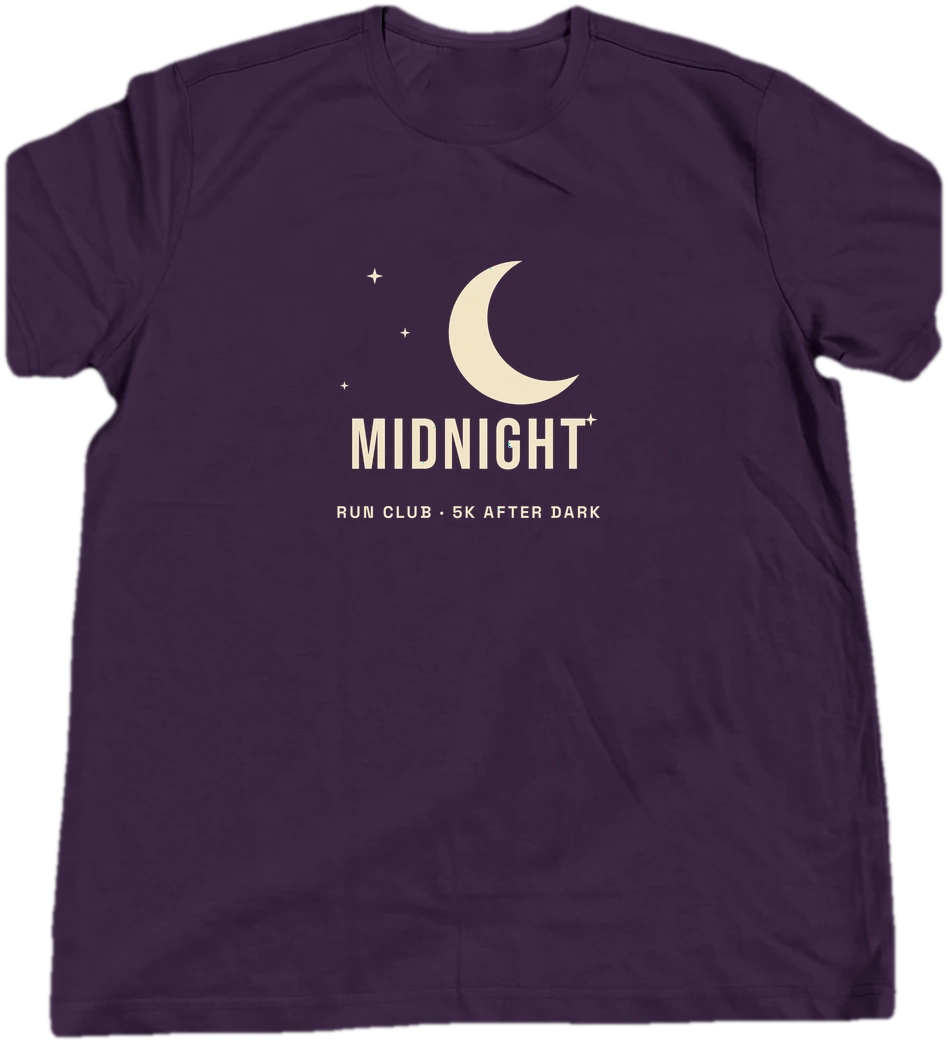 Midnight Run T-shirt on a hanger